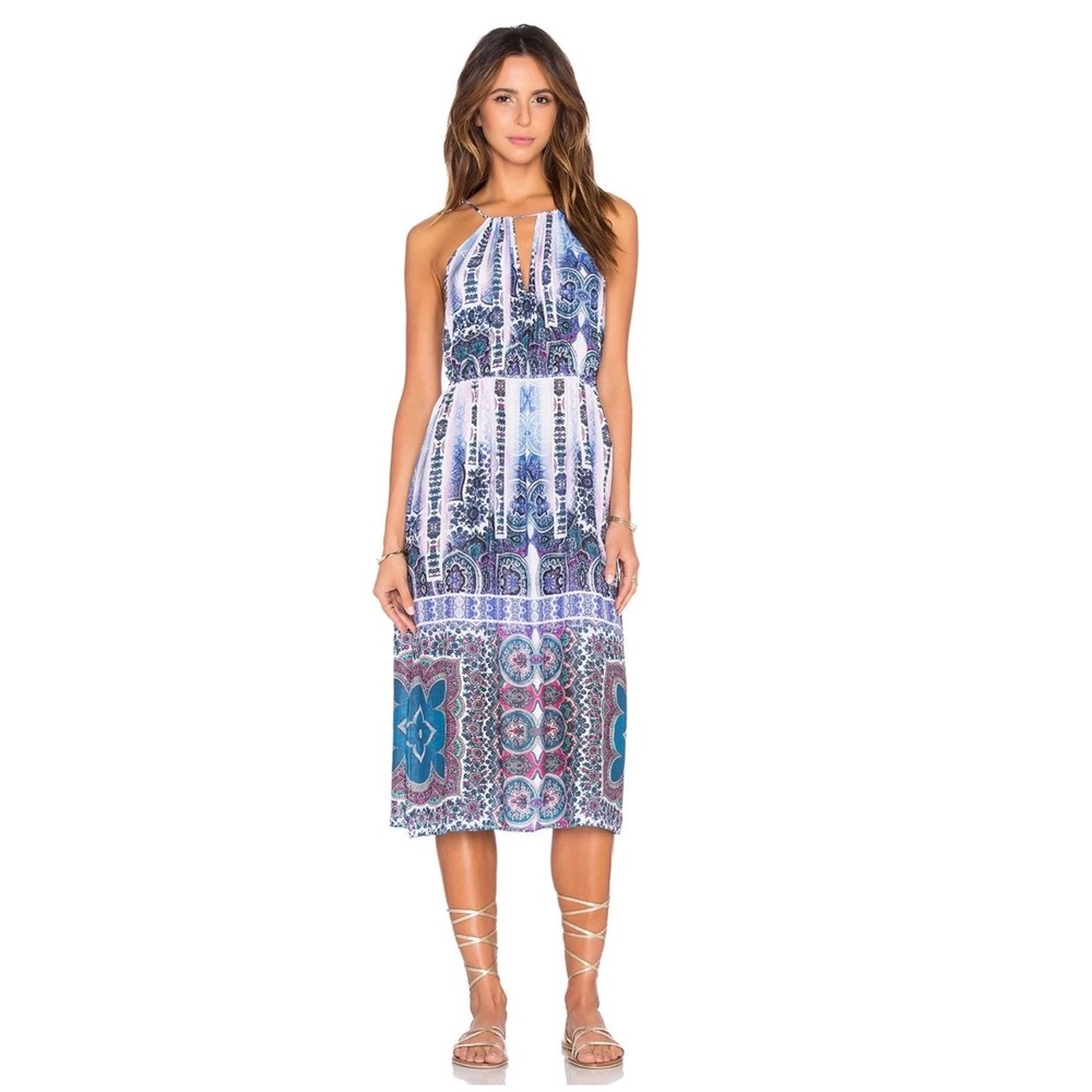 NWT $168 Nanette Lepore Paros Paisley Dress Swim Cover / Women's Medium